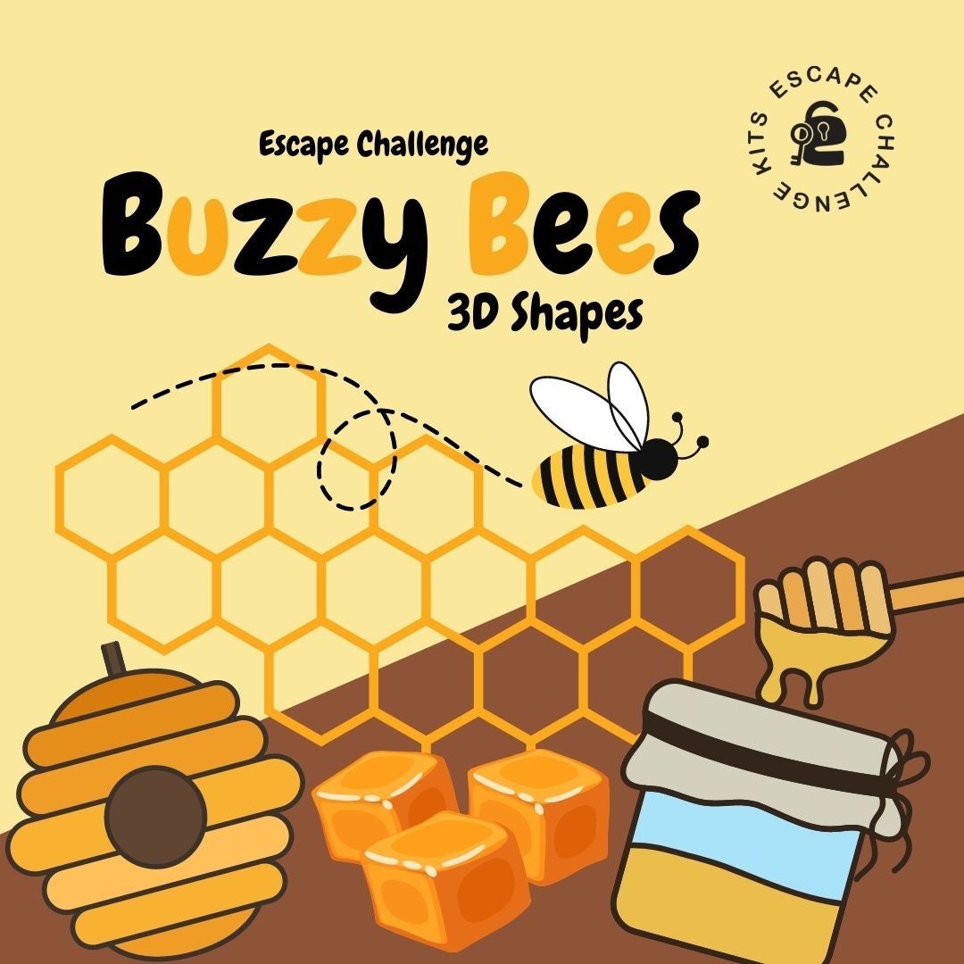 Buzzy Bees 3D Shapes Challenge Escape Challenge Kits