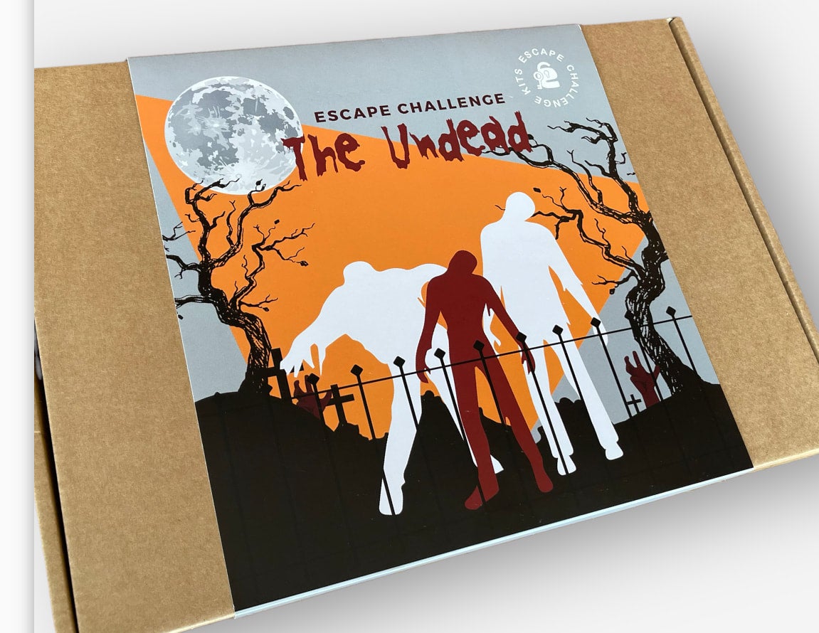 The Undead escape room game for home | Escape Challenge Kits